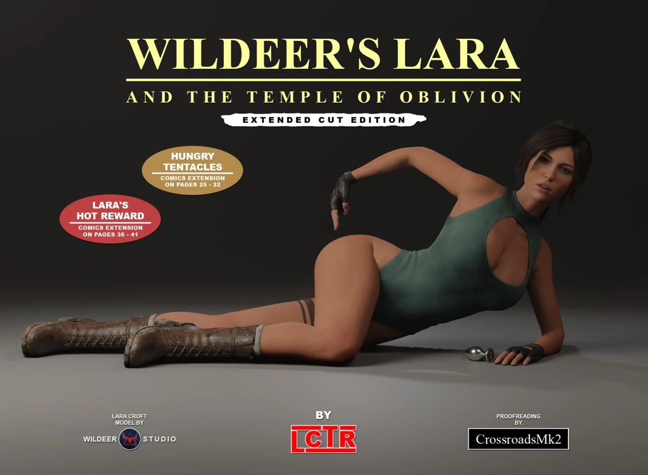 Wildeer's Lara and The Temple of Oblivion cover