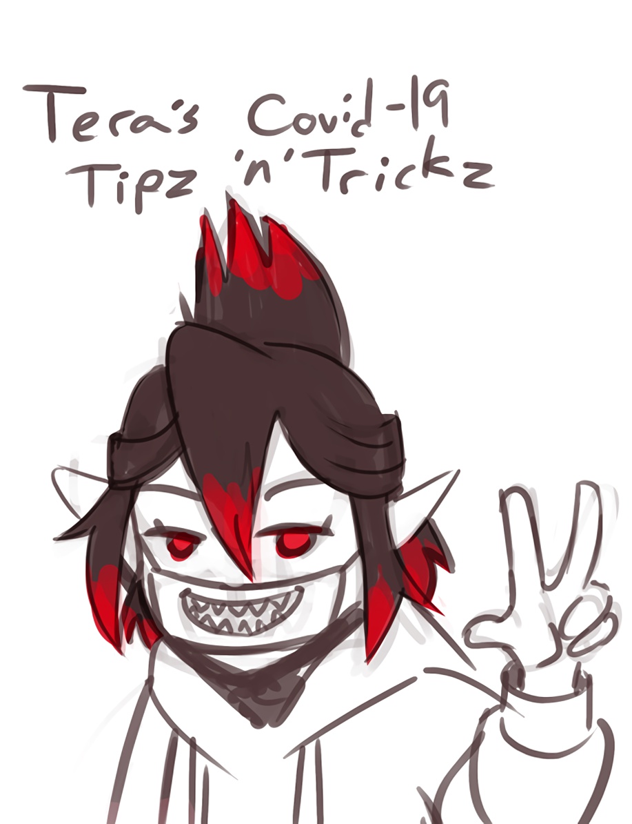 Tera's COVID-19 Tipz'n'Trickz cover